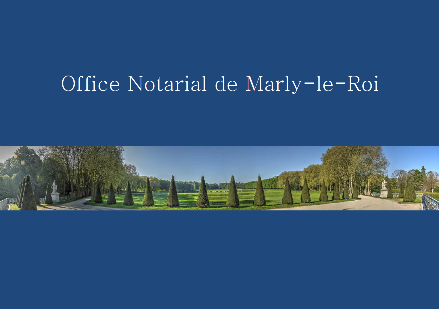 Le parc de Marly