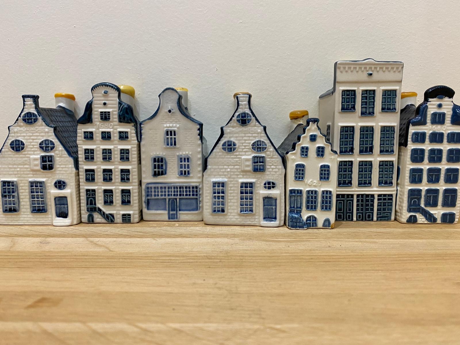 Maisons en bleu de Delft