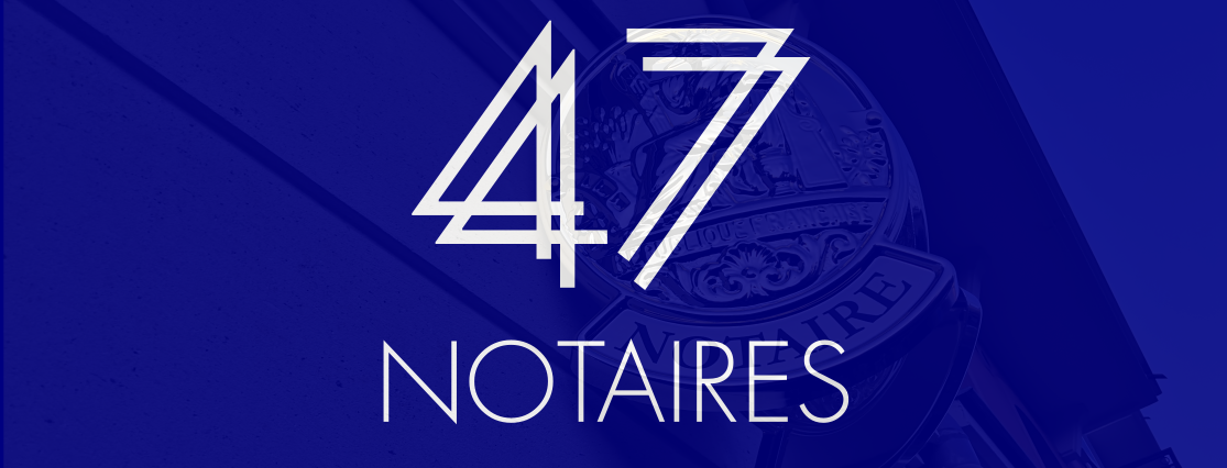 47 NOTAIRES Me Cédric GOMEZ METZGER POISSY (Yvelines) numérique digital visioconférence espace client data room