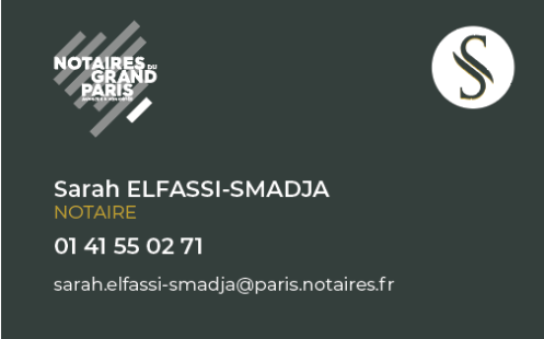Sarah ELFASSI-SMADJA Notaire LES PAVILLONS SOUS BOIS, 93